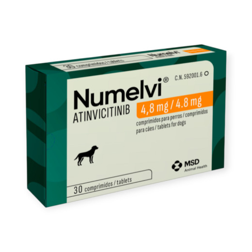 Numelvi 4.8 мг таблетки від свербежу для собак - упаковка
