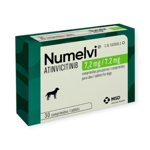 Numelvi 7.2 мг таблетки від свербежу для собак - упаковка