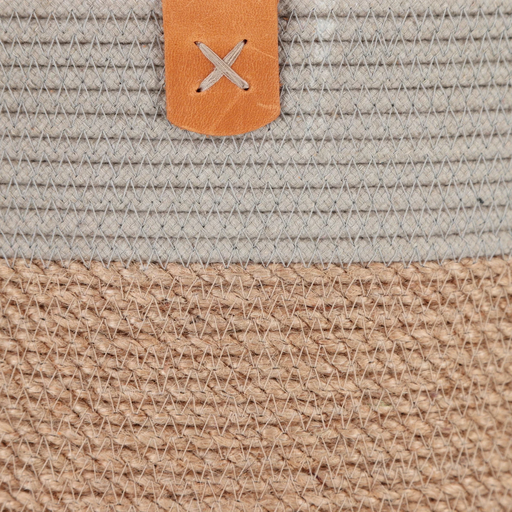 Harley & Cho Linen кошик джутовий для зберігання іграшок, сірий - 21х30 см