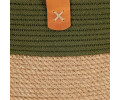 Harley & Cho Linen кошик джутовий для зберігання іграшок, оливковий - 21х30 см