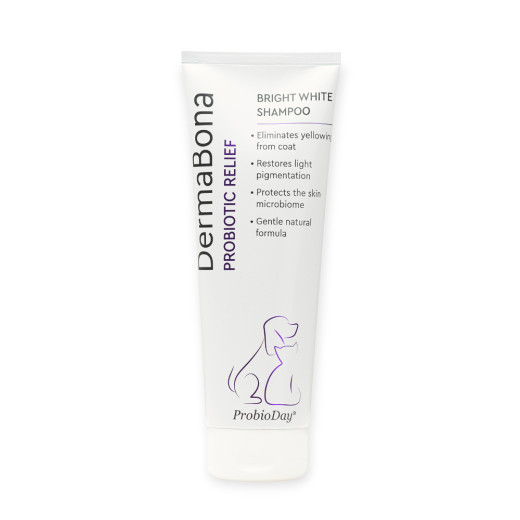 ProbioDay DermaBona Bright White шампунь з пробіотиками для білої шерсті тварин - 200 мл
