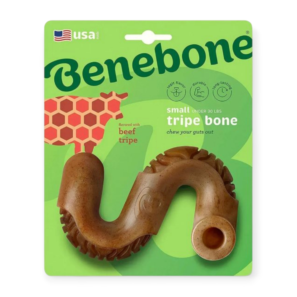 Benebone Beef Tripe Bone жувальна іграшка для собак, зі смаком яловичого рубця  - S