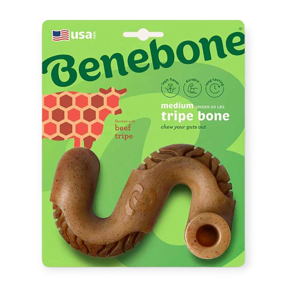 Benebone Beef Tripe Bone жувальна іграшка для собак, зі смаком яловичого рубця  - M