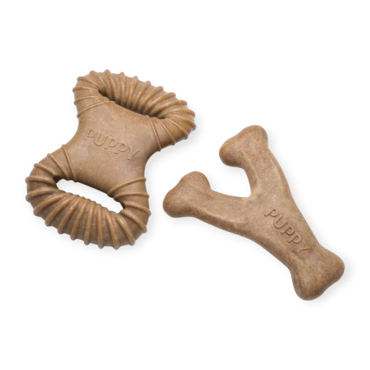 Benebone Puppy Pack Dental Chew & Wishbone набір жувальних іграшок для цуценят - 2 шт