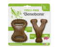 Benebone Tiny-2 Pack Dental Chew & Wishbone Bacon набір жувальних іграшок для собак - 2 шт