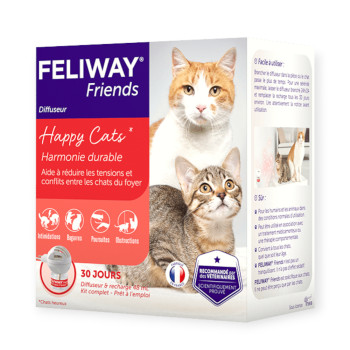 Ceva Feliway Friends дифузор зі змінним блоком для корекції конфліктної поведінки між котами - 48 мл
